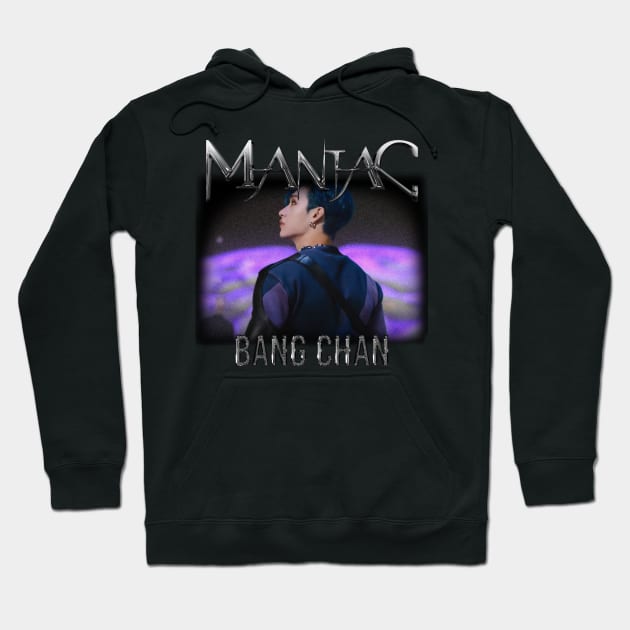 maniac skz bang chan Hoodie by GlitterMess